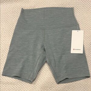 Lululemon Align Seafoam Biker Shorts
